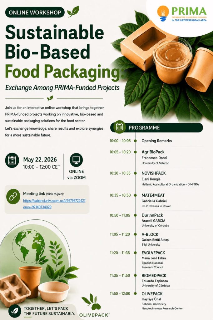 OLIVEPACK Workshop Flyer